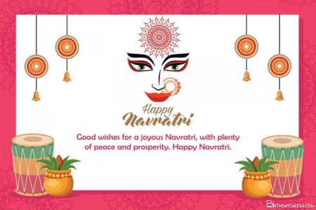 Free Navratri Wishes Greeting Cards Images Download