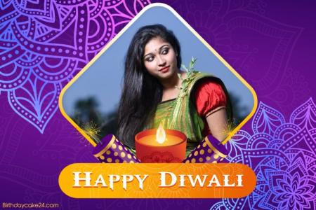 Free Diwali Greeting Video With Your Photo
