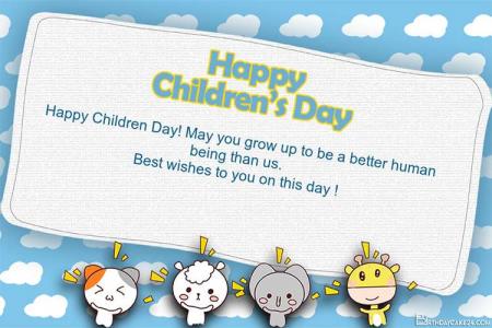 World Children's Day Greeting Wishes Cards Online Free