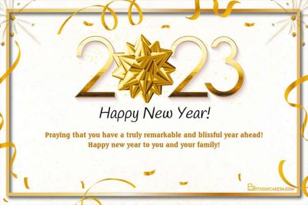 Golden Happy New Year 2023 Wishes for Everyone in Your Life