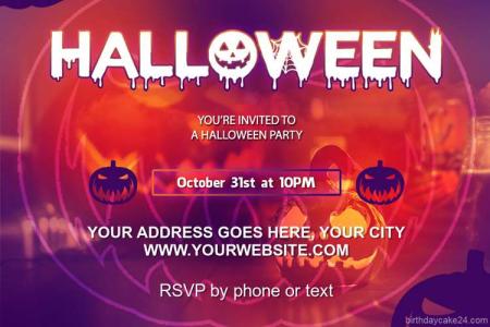 Customize Your Own Halloween Invitation
