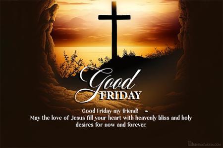 Happy Good Friday Wishes Card Images Download