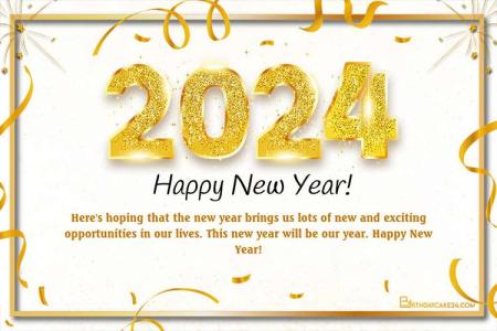 Golden Happy New Year 2024 Wishes for Everyone in Your Life