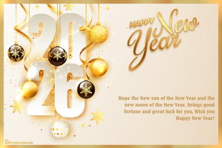 Golden Happy New Year 2026 Wishes for Everyone in Your Life