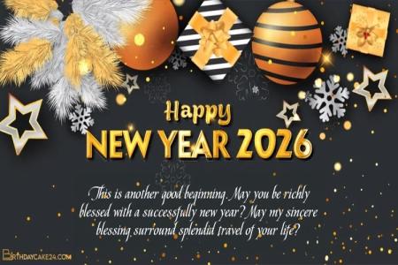 Make Video Greeting Cards For Happy New Year 2026