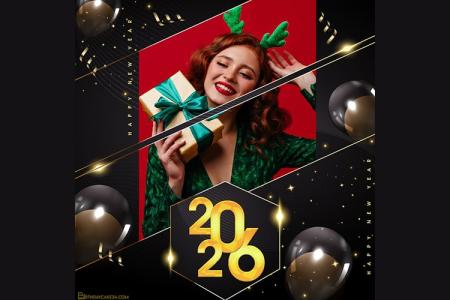 Online Happy New Year 2026 Photo Editing