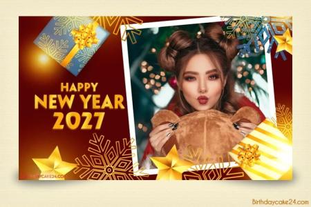 Happy New Year 2027 Video Maker Online Free