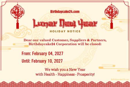 Make Lunar New Year Holiday Notice 2027 Online Free