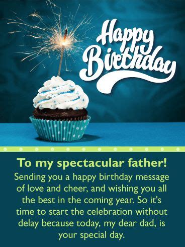 best message for father on his birthday