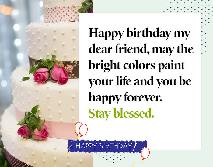 happy birthday my dear friend messages