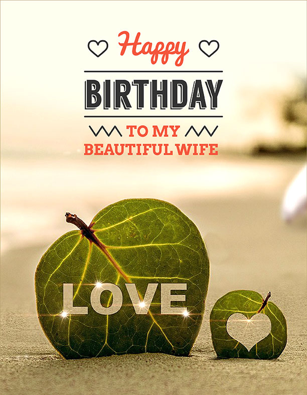 Happy birthday wishes for Wife !