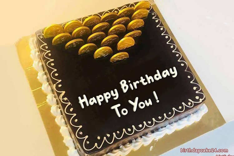Chocolate Birthday Cake With Name Generate