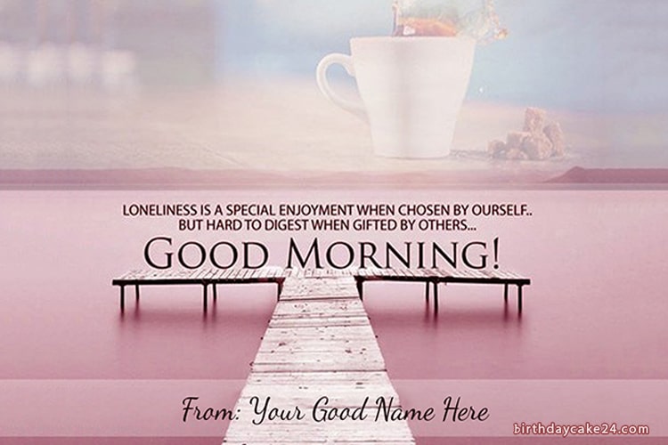 Create A Nice Morning Greeting Card Online Free