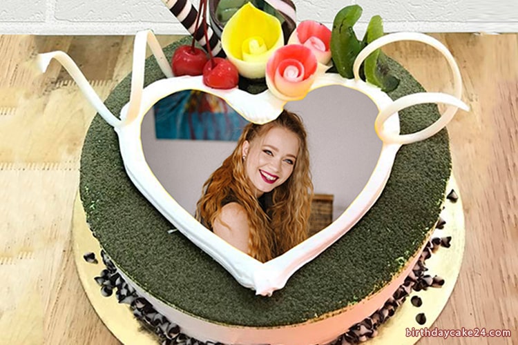 Photo On Birthday Cake Pictures Frame