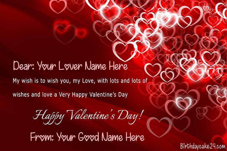 Best Valentine's Day Cards Images With Name Edit