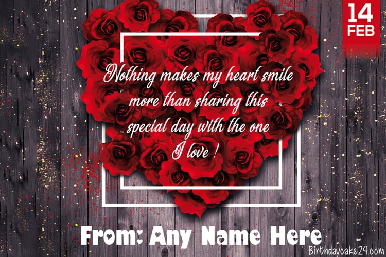 14 February Valentine's Day Ecard Maker