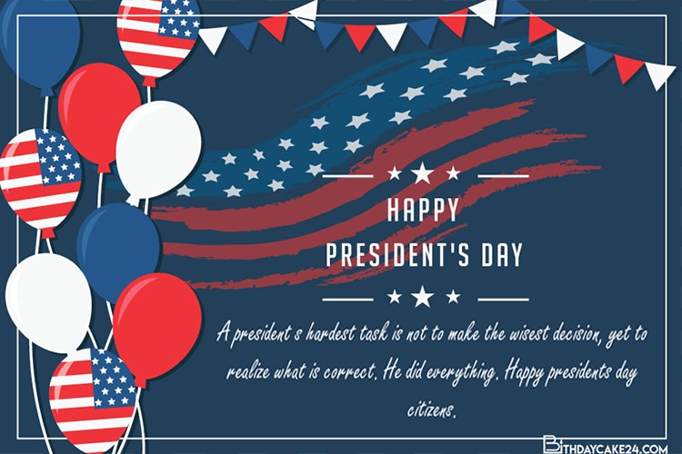 Free Presidents Day Greeting Cards Maker Online