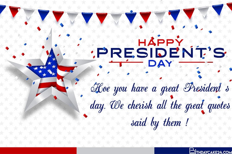 Design Custom Presidents' Day 2023 Greeting Card