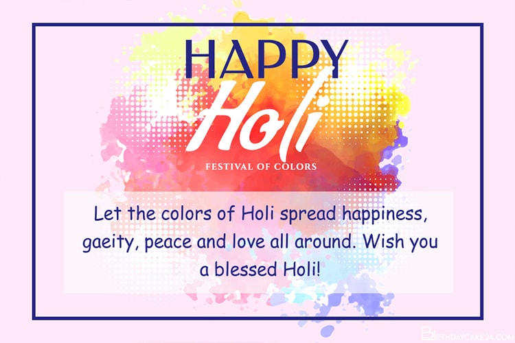 Send Beautiful Holi Greeting cards Design for Best Friends