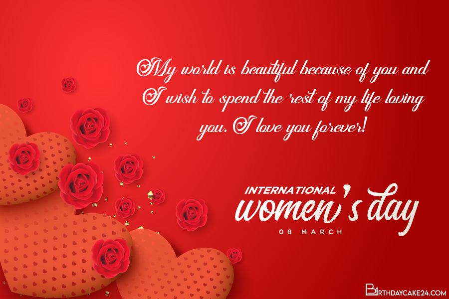 March 8 Card - Collection of Beautiful International Women's Day Wishes Cards