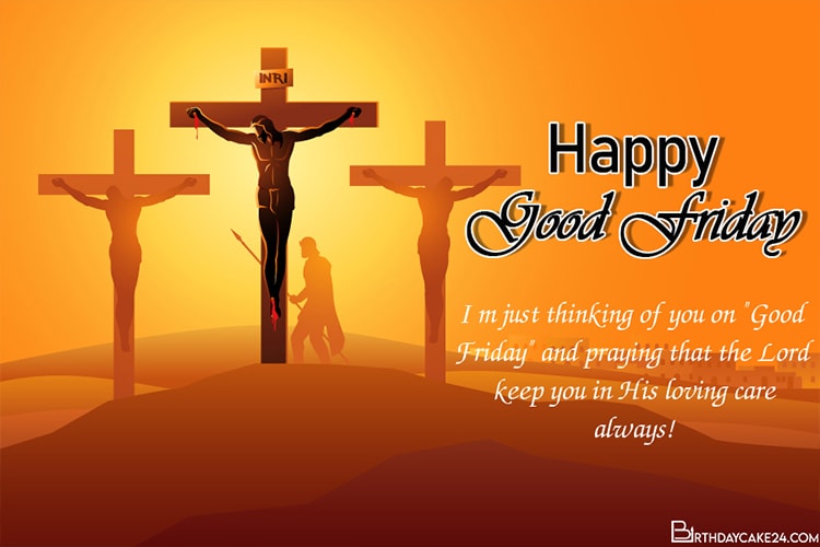 Good Friday Card Messages & Wishes Maker Free Download