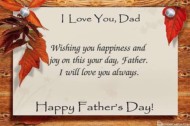 Make Father's Day Greeting Card Online