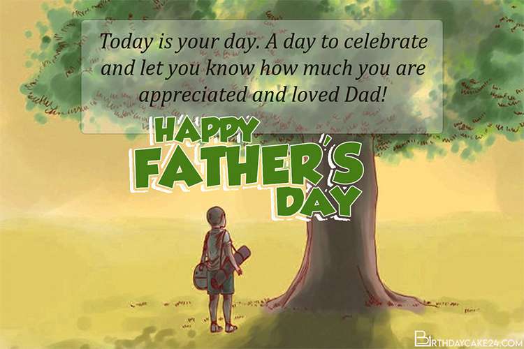 Free Happy Fathers Day Greeting Wishes Cards