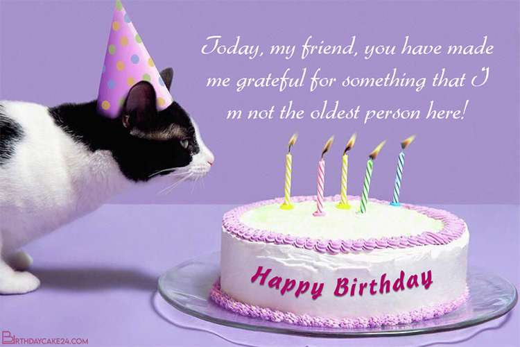 Funny Cat Birthday Card Online Free