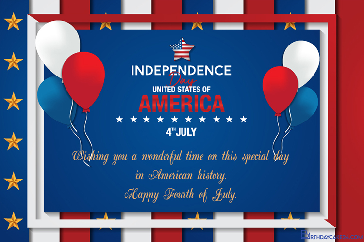 Make Fourth of July American Independence Day eCards
