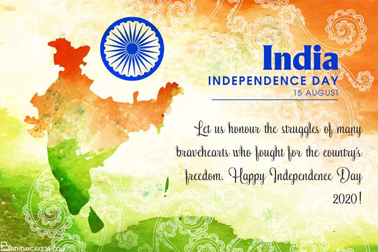 15 August 2022 Card - India Independence Day eCards Online