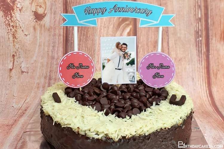Unique Heart Shaped Wedding Anniversary Cake Ideas