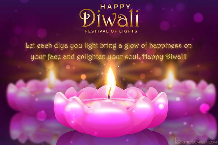 Personalize Your Own Diwali/ Deepavali Wishes Card Online