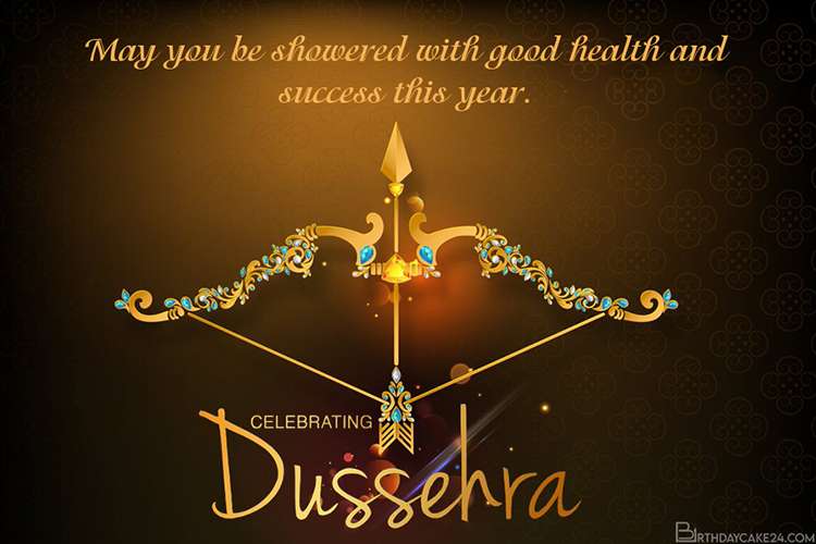 Free Online Dussehra Festival Card Maker