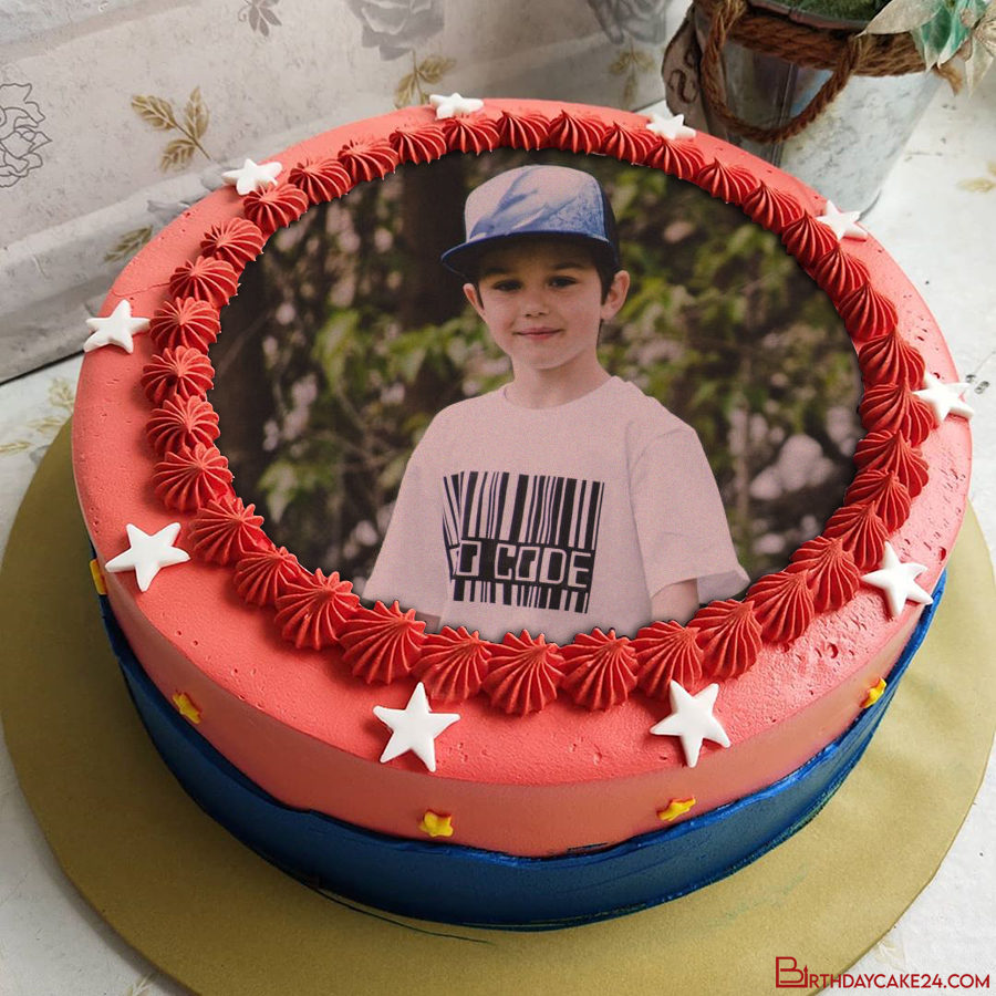 Best Star Birthday Cake Images With Photo Frames