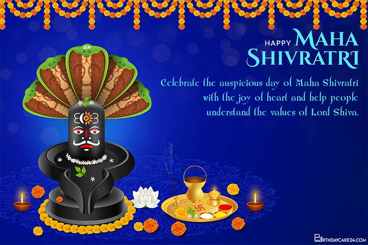 Customize Your Own Maha Shivratri Greeting Card