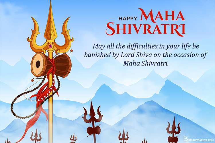 Hindu Festival Maha Shivaratri Greeting Card Images