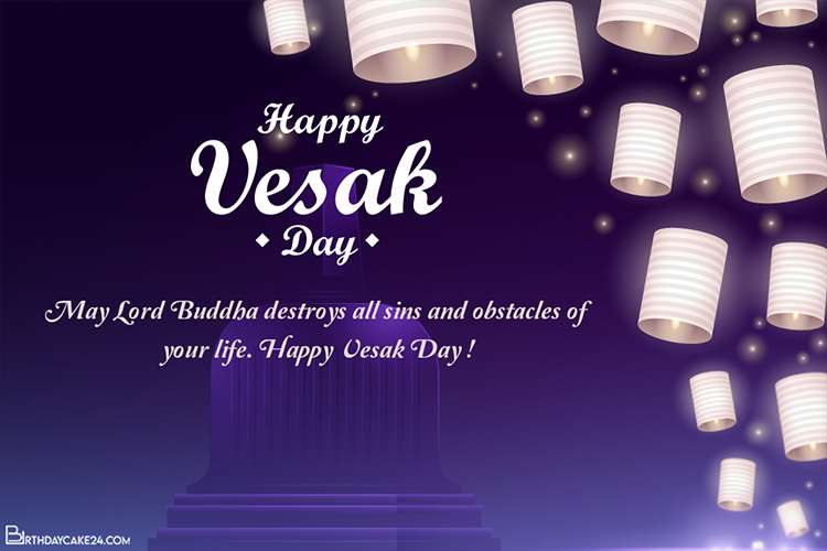 Realistic Vesak Day Card Images Download