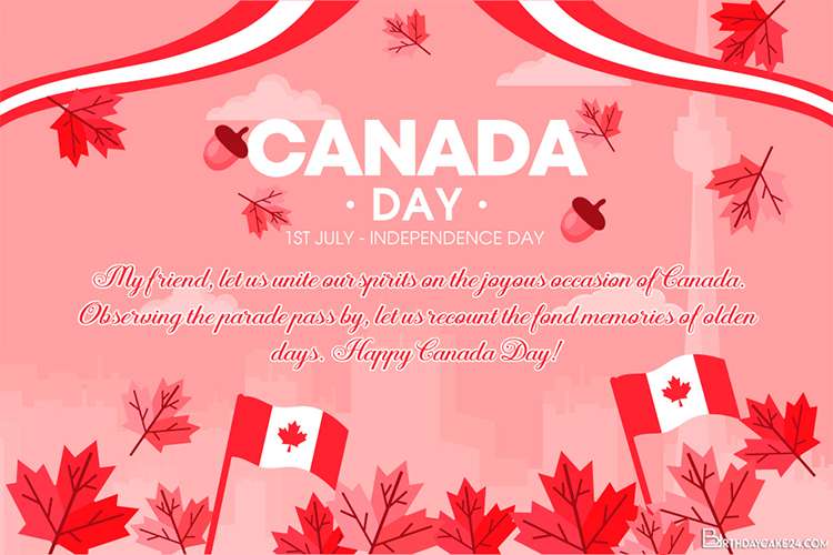 July 1st Greeting Cards for Canada's Independence Day