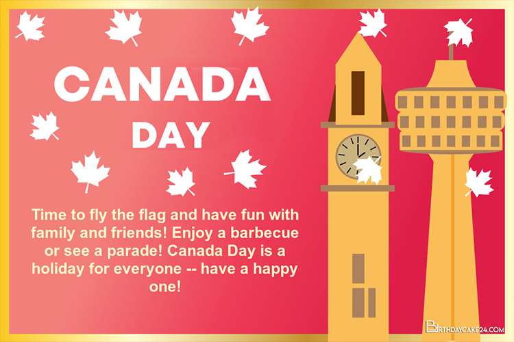 Happy 1st of July - Canada Independence Day Cards Online