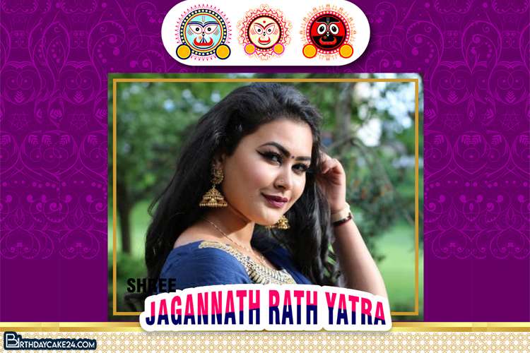Happy Rath Yatra 2024 Card With Photo Frames