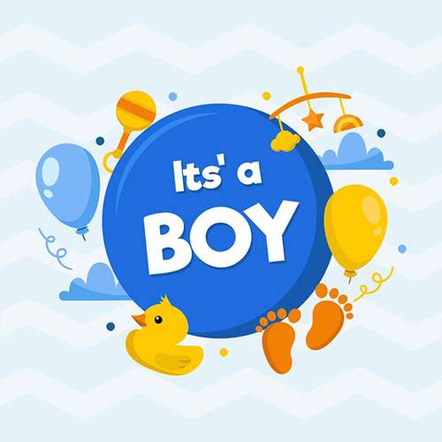Boy Birth Announcement Cards