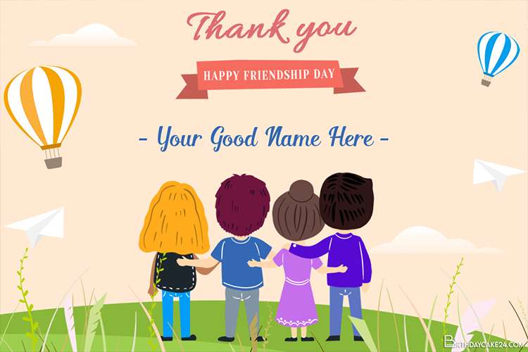 Friendship Cards For Best Friends Forever With Name