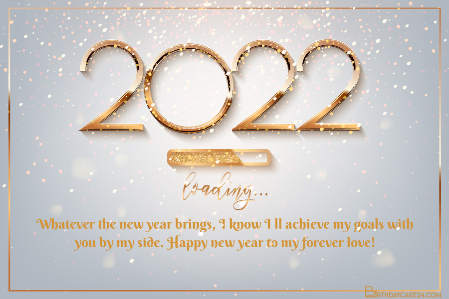 2022 Happy New Year Love Photo