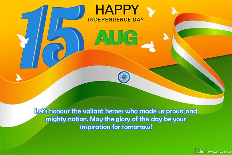 Best 15 August Indian Independence Day Cards Images Download