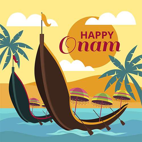 Happy Onam Greeting Cards