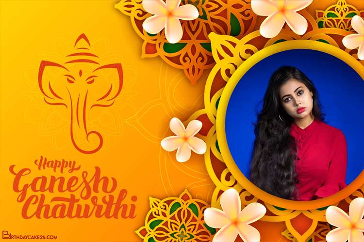 Wish You a Happy Ganesh Chaturthi With Photo Online Editing