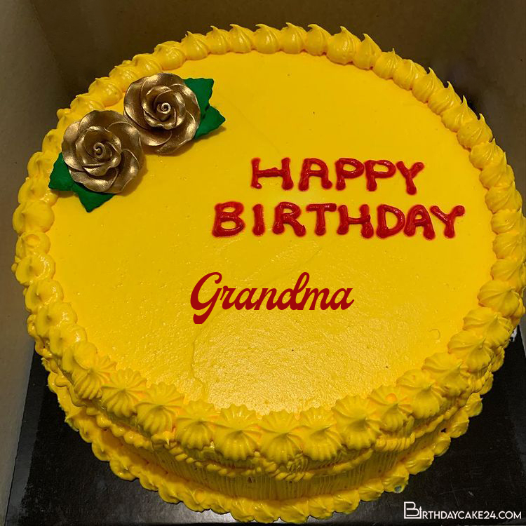 BakeAStory A birthday cake for a mom and grandmother