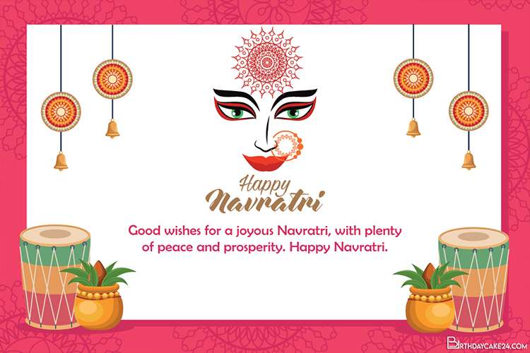Free Navratri Wishes Greeting Cards Images Download