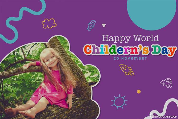 Happy World Children's Day Photo Frames
