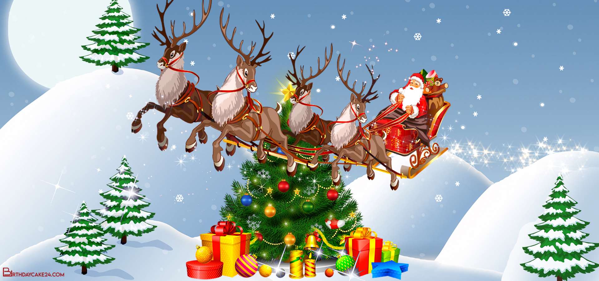 Merry Christmas Wallpaper Full HD Free Download